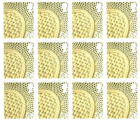 Picture of 68 pence stamps, it is almost impossible to see the price on these.