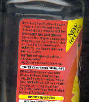 Sharwood's cook in sauce low contrast on label.